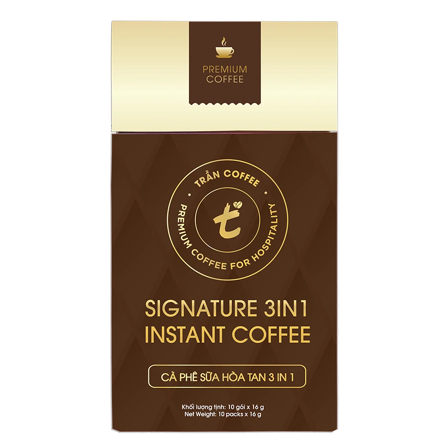 Cà phê sữa hòa tan Trần Coffee
